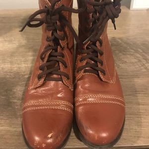 Steve Madden combat boots